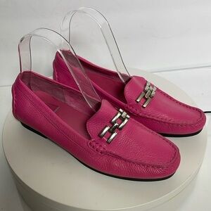 Talbots pink moccasins size 6B